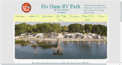 Desktop Screenshot of hohumrvpark.com