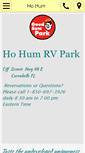 Mobile Screenshot of hohumrvpark.com