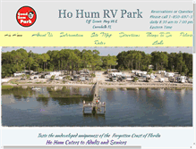 Tablet Screenshot of hohumrvpark.com